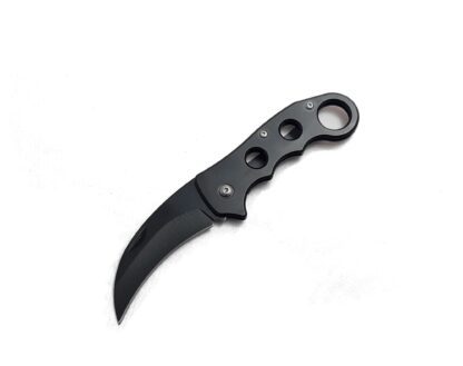 Nóż składany Karambit 15cm czarny