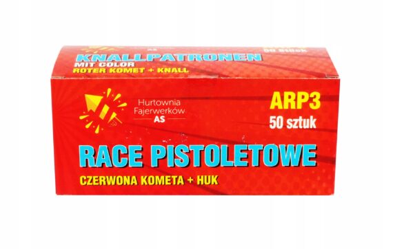 Race pistoletowe red+huk ARP3 KnallPatronen [5szt]